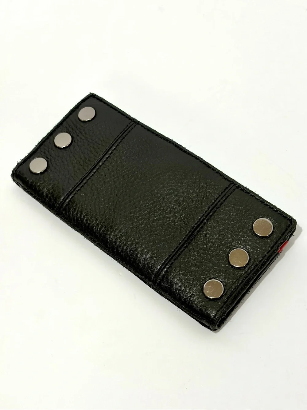 HAMMITT 110 North In Black Leather With Gunmetal Hardware EUC